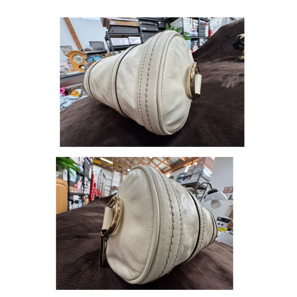Gucci White Leather Duchessa Bag EUC!! - Picture 7 of 10